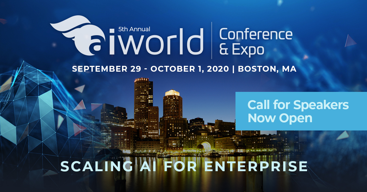 AI World Conference & Expo October 68, 2020 Boston, MA